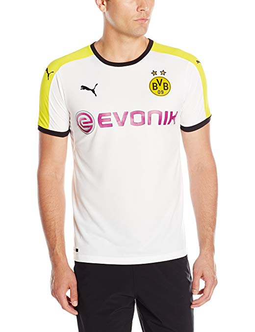 PUMA Men's BVB Third Replica Shirt with Sponsor