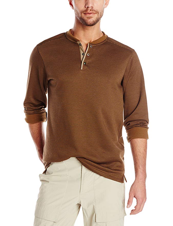 Exofficio M Isoclime Thermal Henley Long Sleeve Shirt