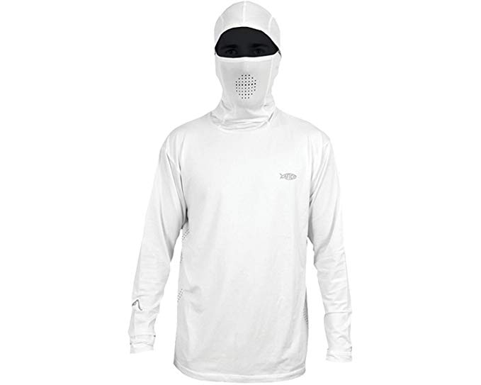 AFTCO Fish Ninja Ultra Performance Long Sleeve Shirt w/Hood