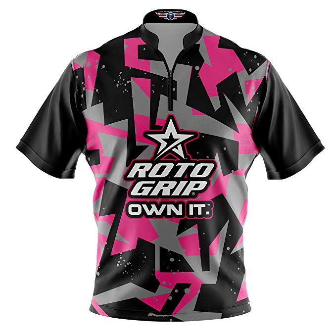 Logo Infusion Bowling Dye-Sublimated Jersey (Sash Collar) - Roto Grip Style 0362 - Sizes S-3XL