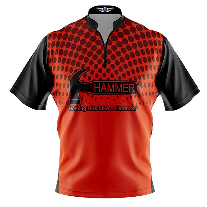 Logo Infusion Bowling Dye-Sublimated Jersey (Sash Collar) - Hammer Style 0354 - Sizes S-3XL