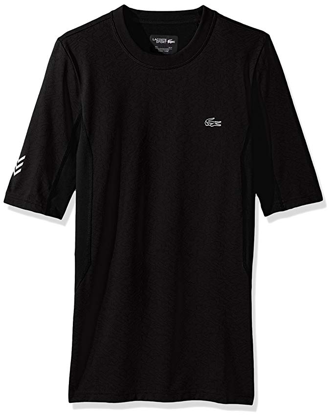 Lacoste Men's Performance Compression Short Sleeve Tee Shirt, TH2079-51