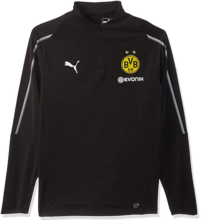 PUMA Men's BVB 1/4 Training Top with Sponsor Logo
