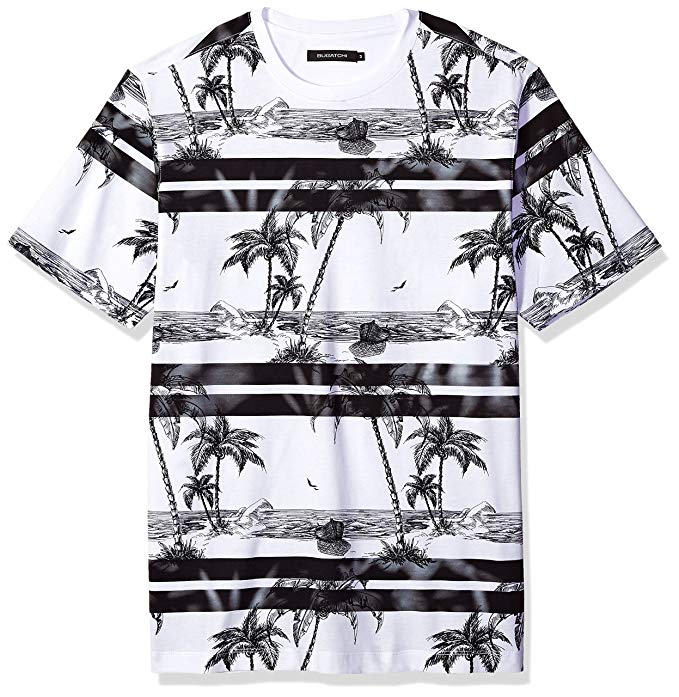 Bugatchi Men's Single Mercerized Cotton Jersey Island T-Shirt