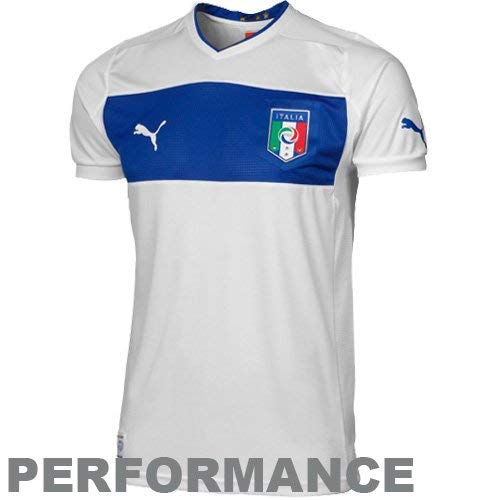 PUMA Men's Italia Away Replica Shirt, White-XL