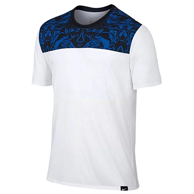 Nike Mens KD Kevin Durant Dri-Fit Graphic Shirt White/Blue/Black