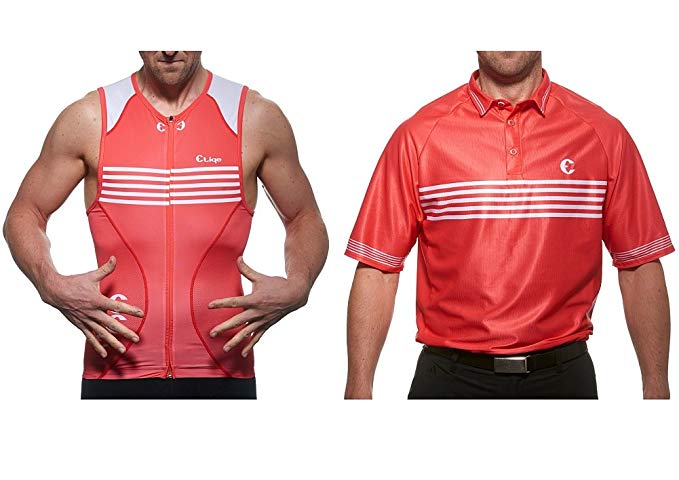 Etiqe Men's Golf Shirt (Polo) and Compression Vest - Performance Set