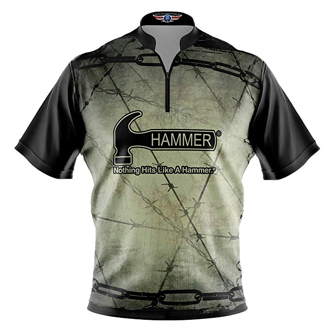 Logo Infusion Bowling Dye-Sublimated Jersey (Sash Collar) - Hammer Style 0355 - Sizes S-3XL