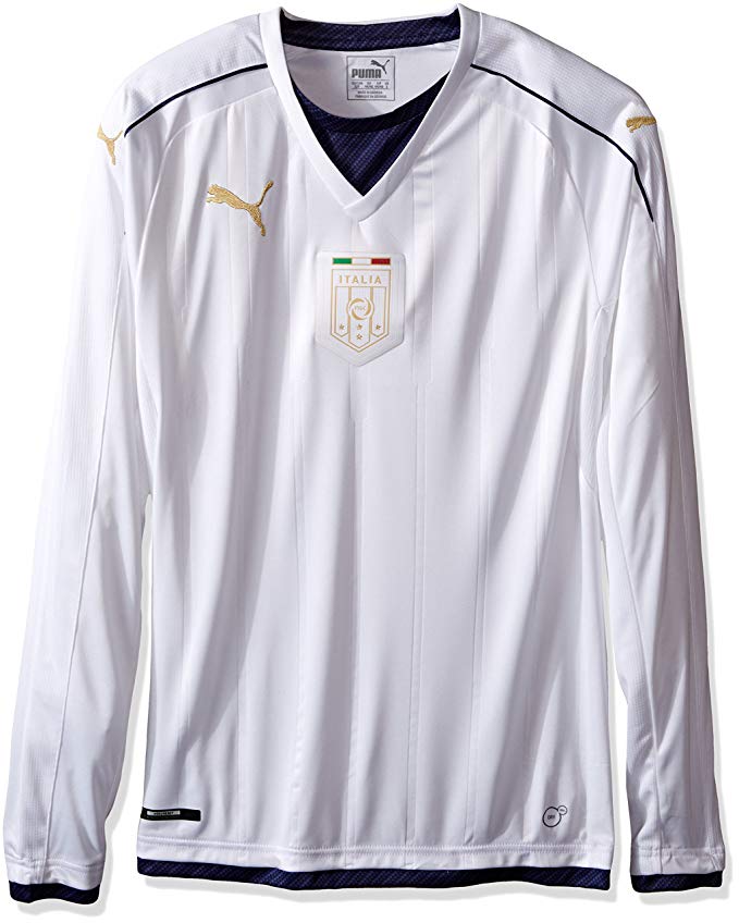 PUMA Men's FIGC Italia Tribute Away Ls Shirt Replica