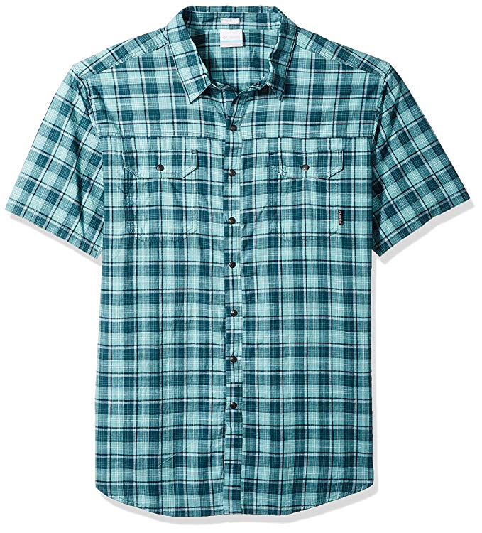 Columbia Men's Leadville Ridge Big & Tall Yarn Dye Short Sleeve Shirt