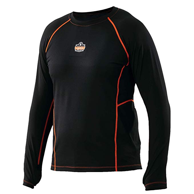 Ergodyne N-Ferno 6435 Thermal Long Sleeve Shirt, Black, Large